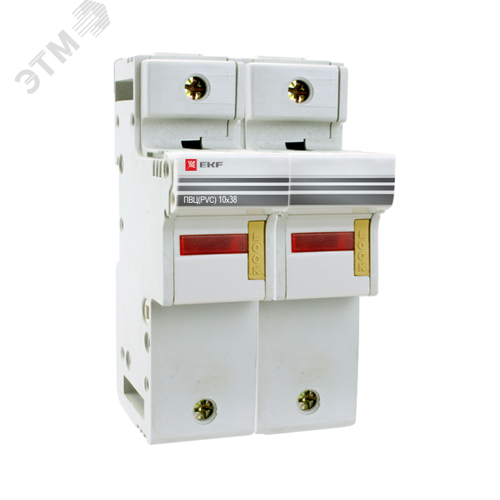 Предохранитель-разъединитель для ПВЦ 10x38 2P (с индикацией)