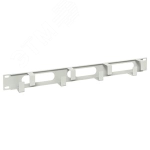 Органайзер кабельный TERACOM 1U 4 кольца с окнамиОрганайзер кабельныйый