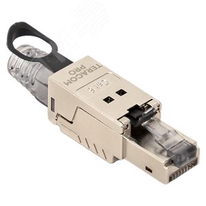 Коннектор TERACOM PRO полевой заделки RJ-45 (8P8C) экран. STP для каб. Cat.6A