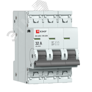 Выключатель нагрузки 3P 32А ВН-63N PROxima