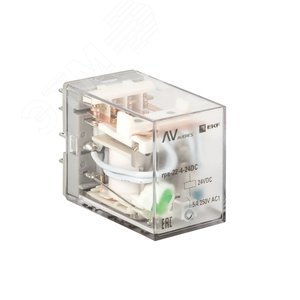 Реле промежуточное RPA 22/4 5A 24В DC AVERES