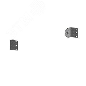 Комплект кронштейнов (2шт.) для Din-рейки для ВРУ Unit PROxima