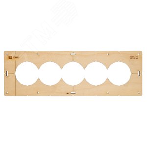 Шаблон для подрозетников c 5 отв. диам. 82 мм Expert