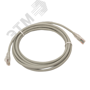 Патч-корд TERACOM PRO Cat.6 неэкранированный UTP оболочка LSZH серый (3.0м)