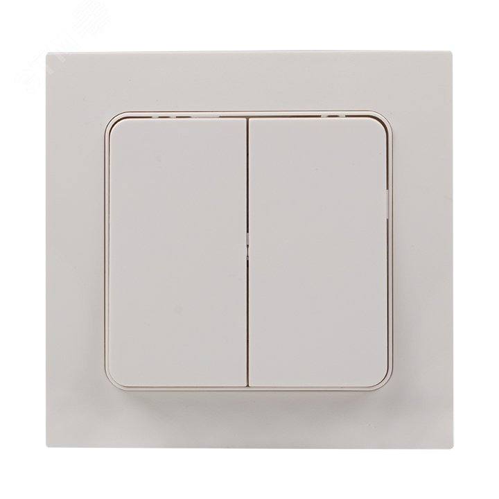 Стокгольм Механизм Выключателя 2-кл. проходного 10А в/к белый