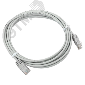 Патч-корд TERACOM PRO Cat.5E неэкранированный UTP оболочка PVC серый (3.0м)