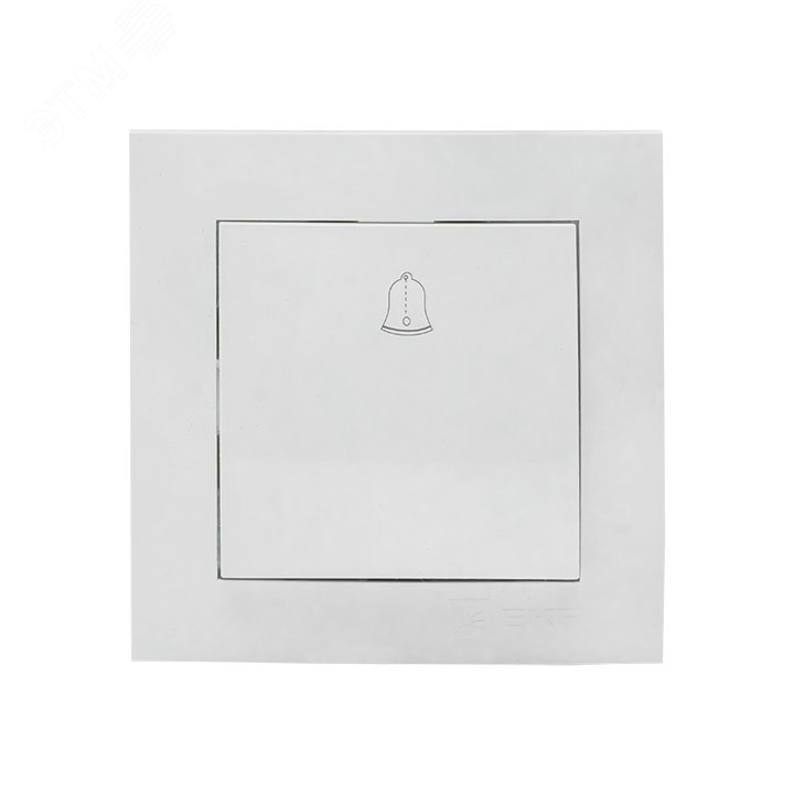 Валенсия кнопка звонка 10А белая