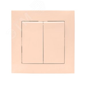 Валенсия выключатель 2-кл. 10А кремовый