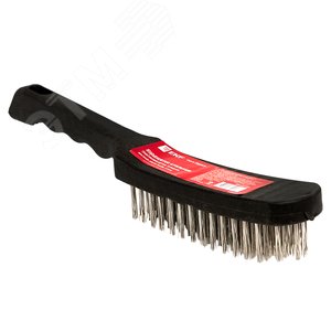 Кордщетка стальная, пластиковая ручка, 5 рядная Expert