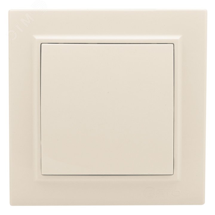 Выключатель одноклавишный СП проходной 10А бежевый Минск