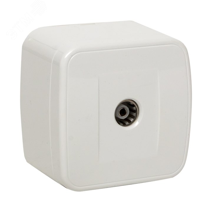 Розетка Минск TV 1-местная ОП 75Ом 5-862МГц белая