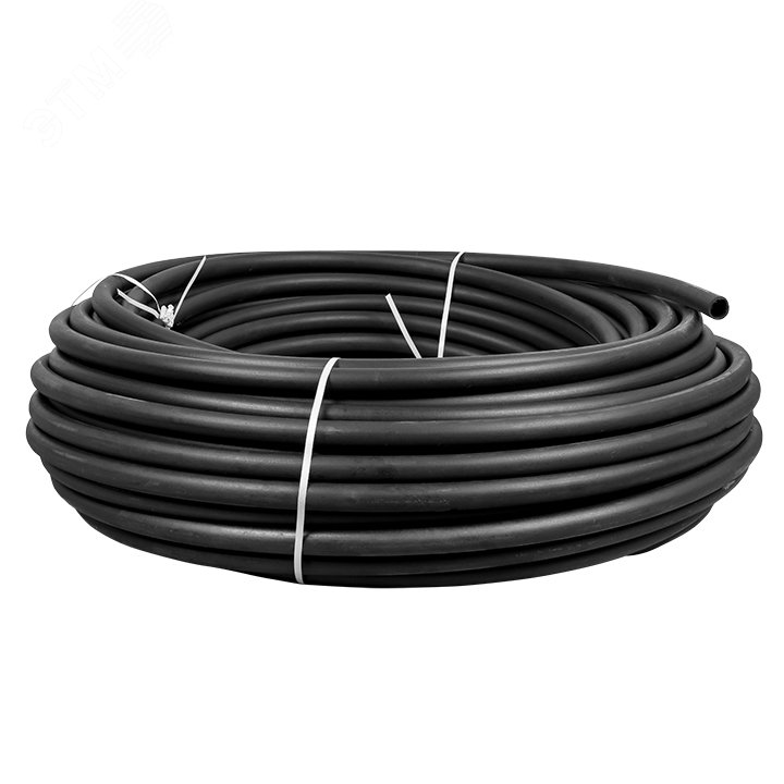 Труба гладкая жесткая ПНД черная d32мм (100м) PROxima