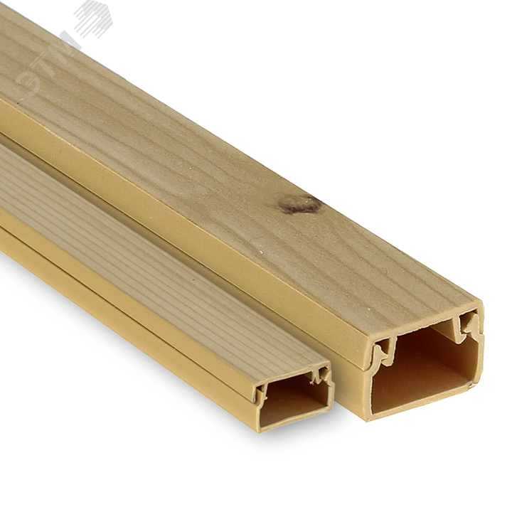 Канал кабельный 16х16 (свет. дерево) -Plast