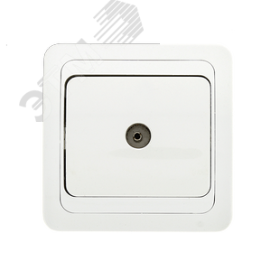 Лондон Розетка телевизионная TV 75Ом 5-862МГц белая