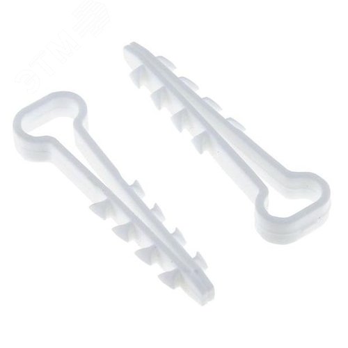 Дюбель-хомут 6х14 белый (10шт)