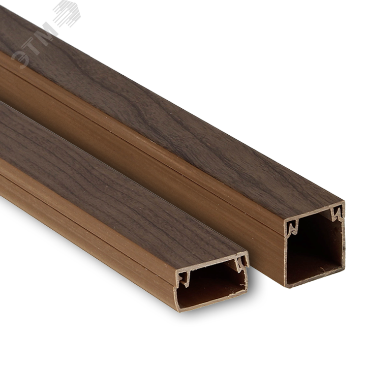 Канал кабельный 15х10 (тём. дерево) -Plast
