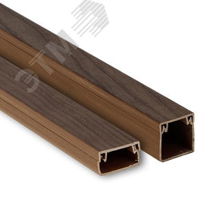 Канал кабельный 15х10 (тём. дерево) -Plast