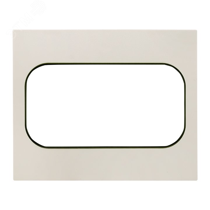 Стокгольм Рамка для розетки 2-местная белая с линией цвета черный