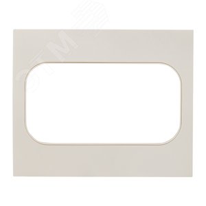 Стокгольм Рамка для розетки 2-местная белая