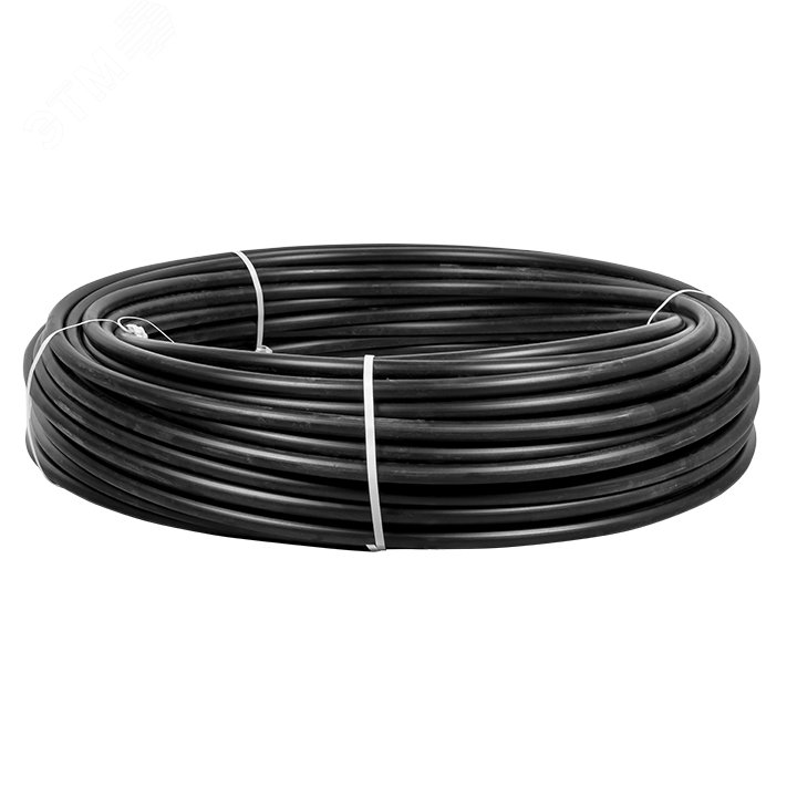 Труба гладкая жесткая ПНД черная d20мм (100м) PROxima