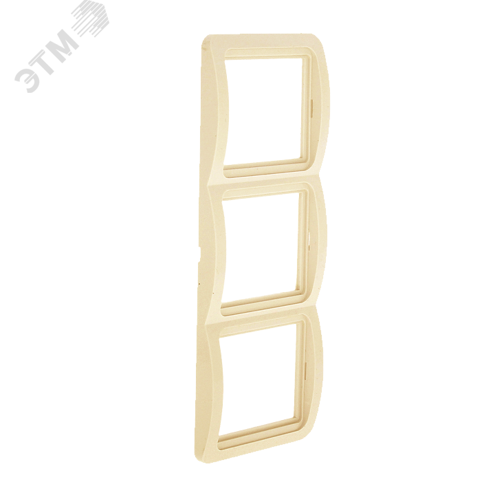 Лондон Рамка 3 поста вертикальная бежевая