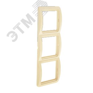 Лондон Рамка 3 поста вертикальная бежевая