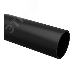 Труба гладкая ПВХ жесткая d16 мм (2 м) (50 м/уп) черная -Plast