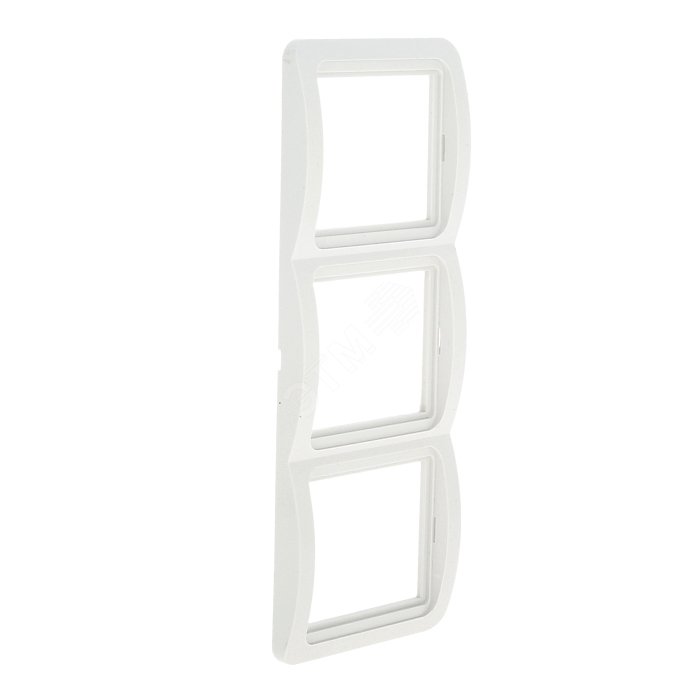 Лондон Рамка 3 поста вертикальная белая