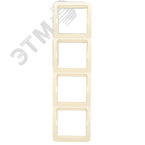 Лондон Рамка 4 поста вертикальная бежевая