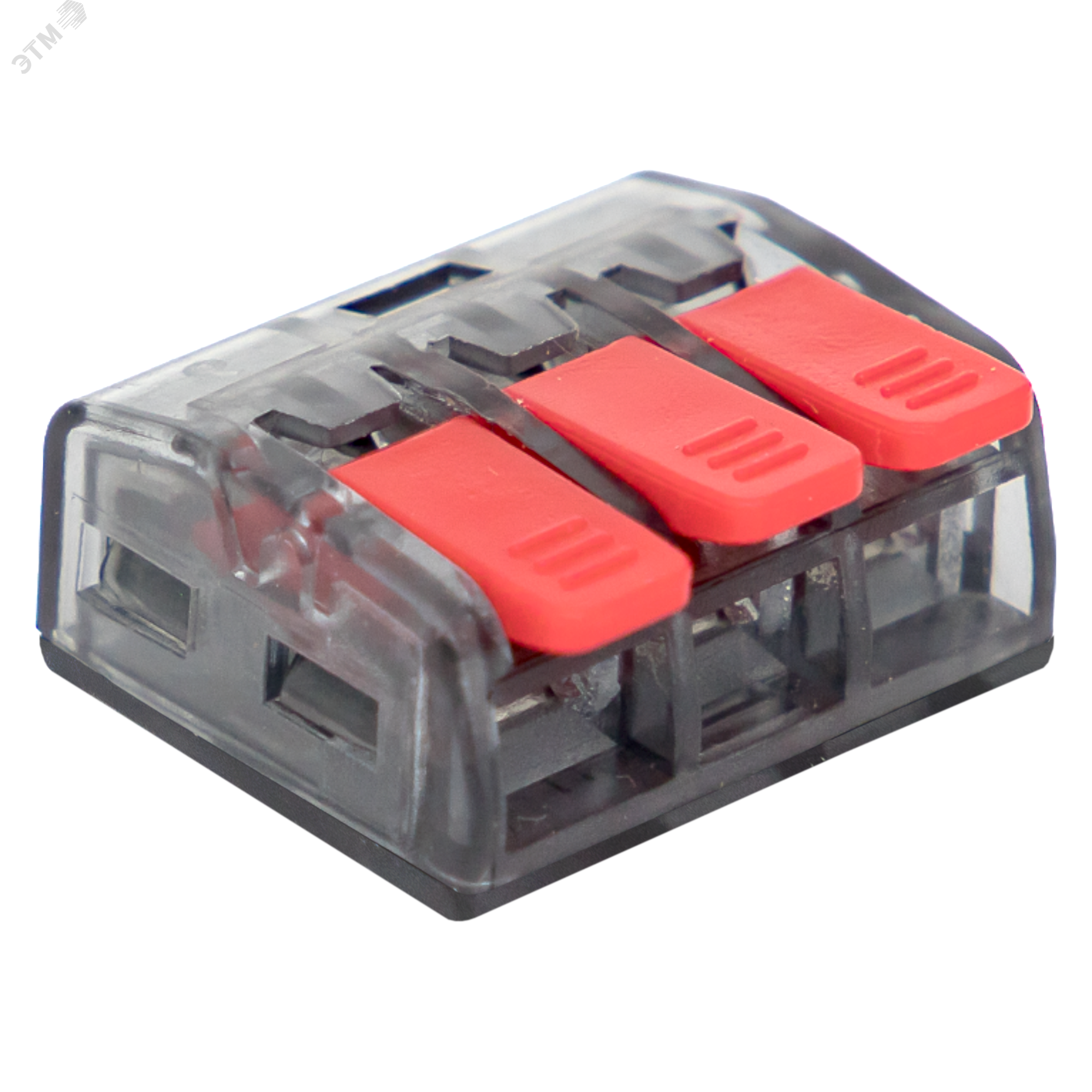 Клемма СМК 221-413 3 отверстия 0.2-4.0 мм2 (100 шт.) PROxima