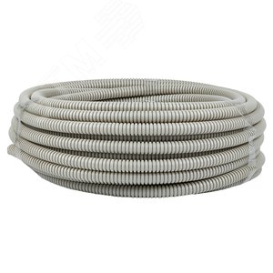 Труба гофрированная ПВХ с зондом d16мм (25м) Plast PROxima