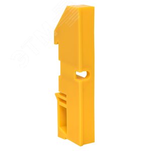 Изолятор на DIN-рейку желтый PROxima