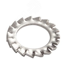 Шайба стопорная с наруж. зубцами М4 DIN 6798 INOX EKF