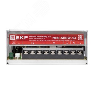 Блок питания на монтажную панель 500 Вт, 220 В AC /24В DC