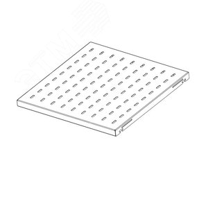 Полка приборная глубиной 500 мм для шкафов серии EMS шириной 600 мм и глубиной