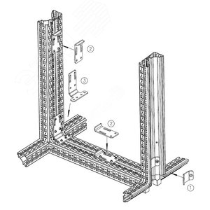 Соединитель внутренний угловой для шкафов EMS