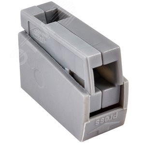 Клемма соединительная  1-контактная Elеctrodeel. Диапазон сечений 0,5-2,5 мм2. Номинальный ток/напряжение: 24А/380В. Для ламп.