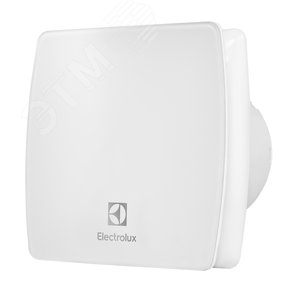 Вентилятор вытяжной D100 белый, со стеклянной панелью