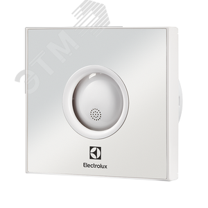 Вентилятор вытяжной D100 зеркальный хром