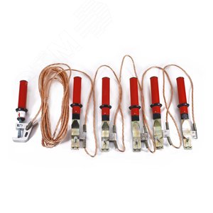 Заземление переносное ЗПЛ-1Э для ВЛ до 1 кВ S=70