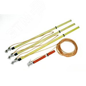 Заземление переносное для изолированных проводов  СИП ПК-10Э