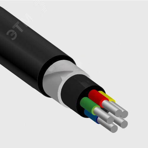 Кабель силовой АВБШВнг(А)-LS 5х70мс (N.PE)-1 многопроволочный
