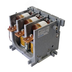 Контактор вакуумный КВТ-1,14-2,5/ 80-3 У3, трёхполюсный, 220В, 2з+1р, нереверсивный, без реле, IP00. (ЭТ)