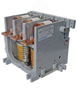 Контактор вакуумный КВТ-1,14-2,5/125-3 У3, трёхполюсный, 220В, 2з+1р, нереверсивный, без реле, IP00. (ЭТ)