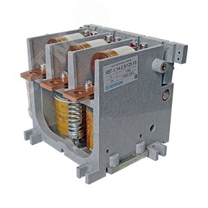 Контактор вакуумный КВТ-1,14-2,5/125-3 У3, трёхполюсный, 220В, 2з+1р, нереверсивный, без реле, IP00. (ЭТ)