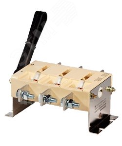 ВР32-37 А 70220-00 УХЛ3, 400А, несъёмная боковая рукоятка, 3-х полюсный на два направления, IP00, выключатель-разъединитель  (ЭТ)