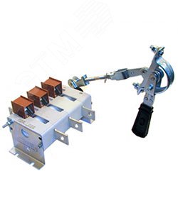 ВР32-35 А 31240-00 УХЛ3, 250А, несъёмная передняя смещённая рукоятка, 3-х полюсный на одно направление, с дугогасительными камерами, IP00, выключатель