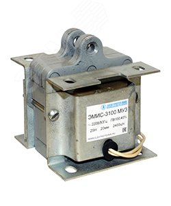 ЭМИС-3100 МУ3, 380В, тянущее исполнение, ПВ 100%, IP20, с гибкими выводами, электромагнит (ЭТ)