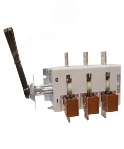 Рубильник ВР32-37В31250-32 УХЛ3 400А съемная боковая смещенная рукоятка