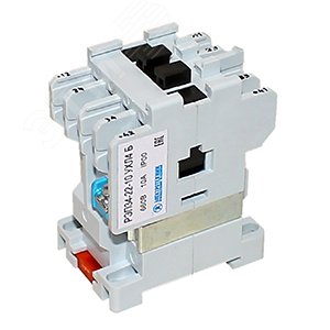 Реле электромагнитное промежуточное РЭП34-22-10 УХЛ4 Б, 660В/50Гц, 10А, 2з+2р, IP00